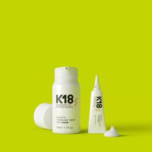 K18 Leave-In Hair Mask 15 ml – Rejsestørrelse hårkur